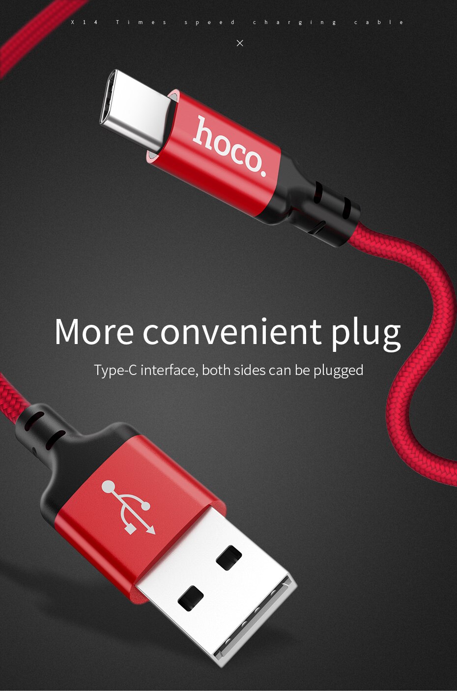 Cáp sạc hoco x14 ✓sạc iphone ipad ✓chất lượng cao ✓bảo hành 12 tháng