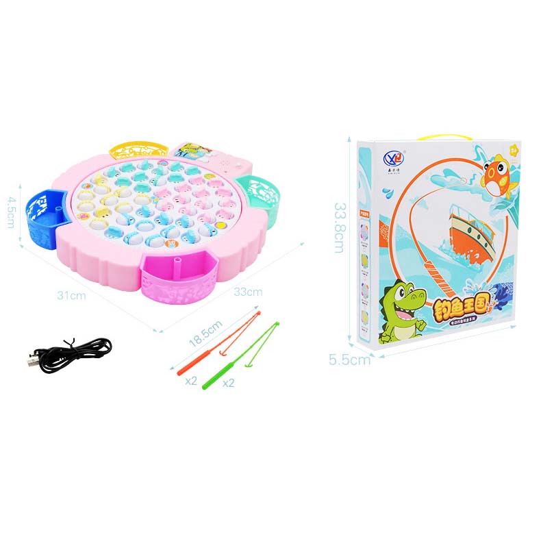 Bộ trò chơi câu cá chạy pin cỡ to - 45 con cá