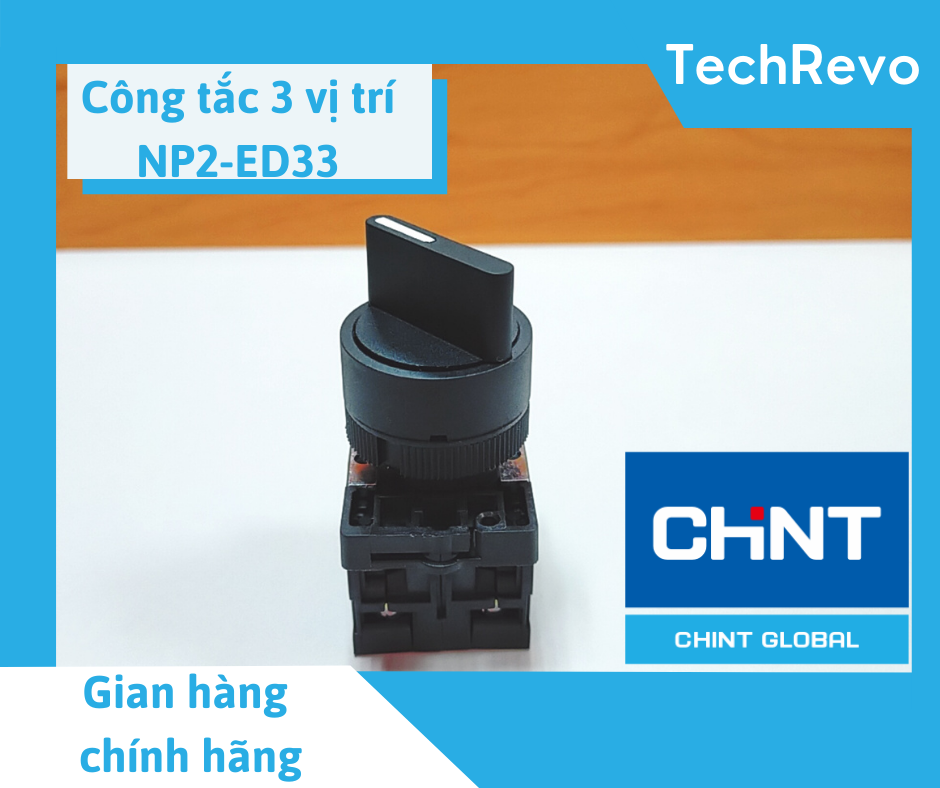 Công tắc xoay 2/3 vị trí NP2 CHINT