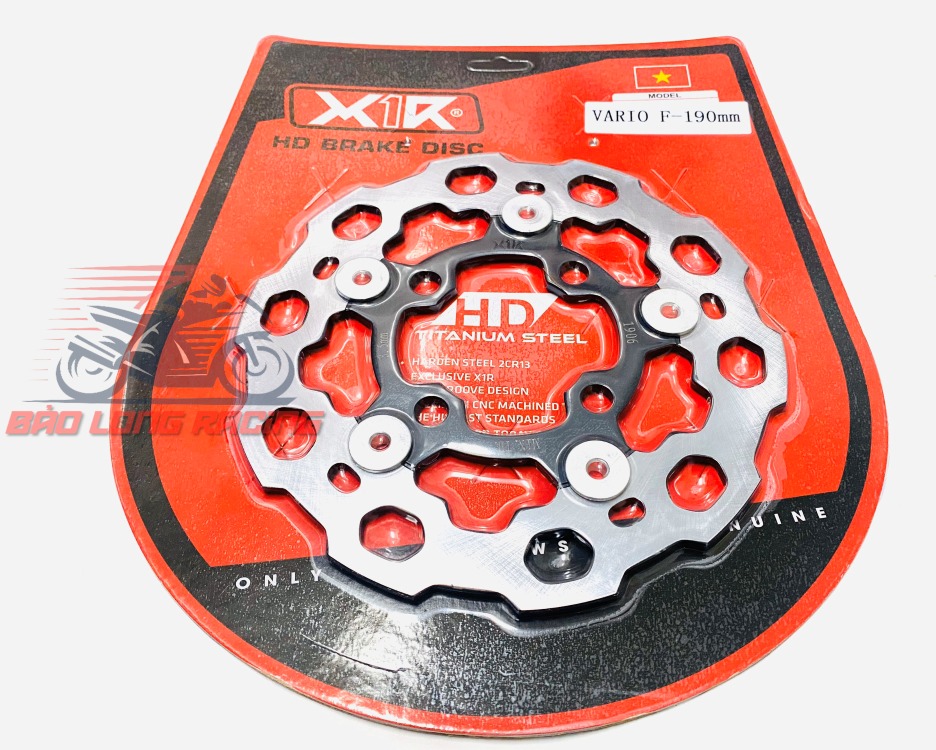 Cặp đĩa X1R lòng đen gắn xe máy VARIO,VISION siêu đẹp phụ kiện xe máy