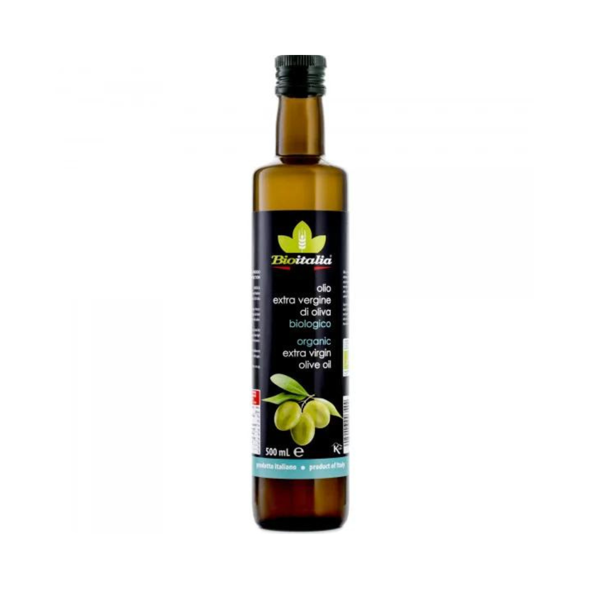 Extra virgin organic cold pressed olive oil 250ml - Bioitalia