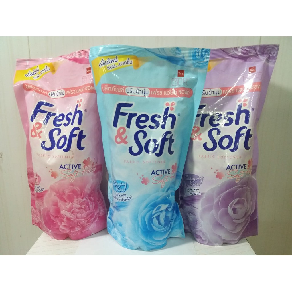 Combo 3 túi Nước xả vải Fresh&Soft túi 600ml