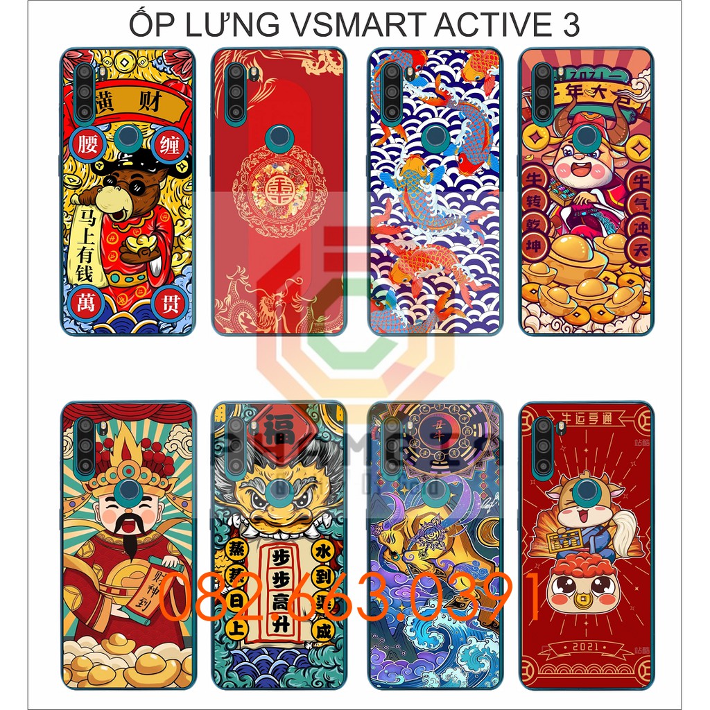 Ốp Lưng In Hình Tết Vsmart Joy 3 / Joy 4 / Active 3 / Live 4