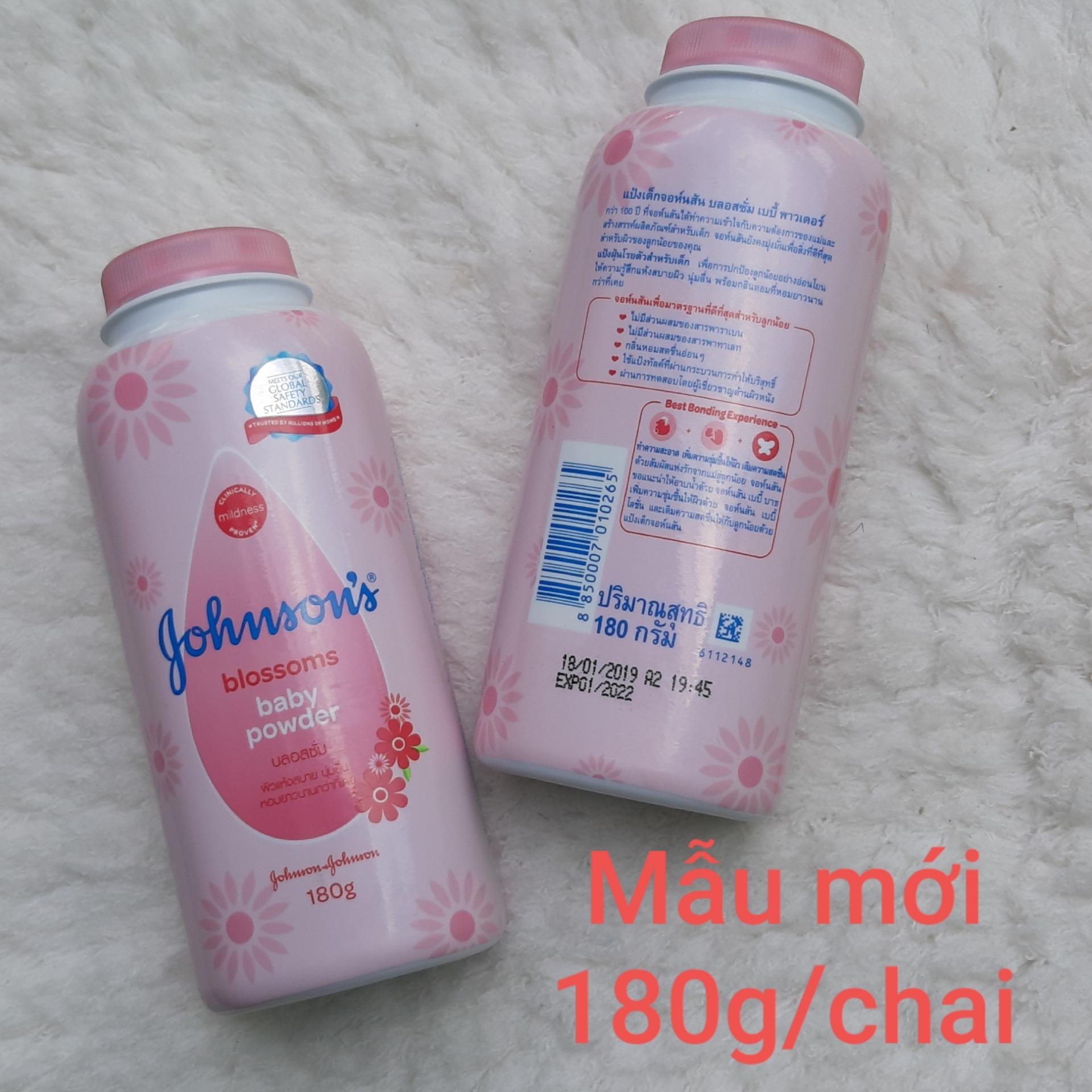 Phấn thơm johnson baby 180g (hồng)