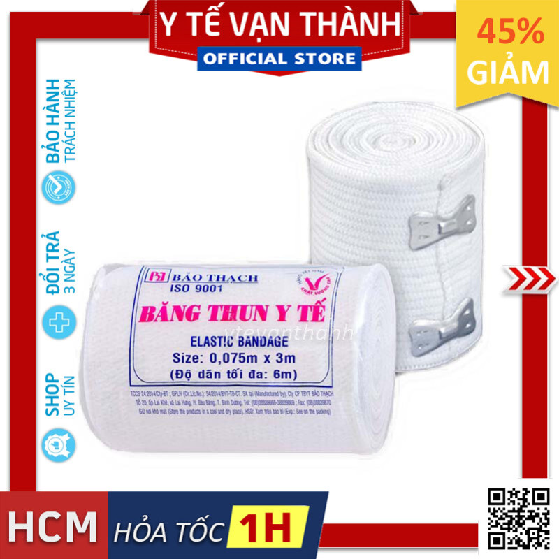 ✅ Băng Thun: Bảo Thạch (2 móc - 3 móc) -VT0162 [ Y Tế Vạn Thành ] nhập khẩu