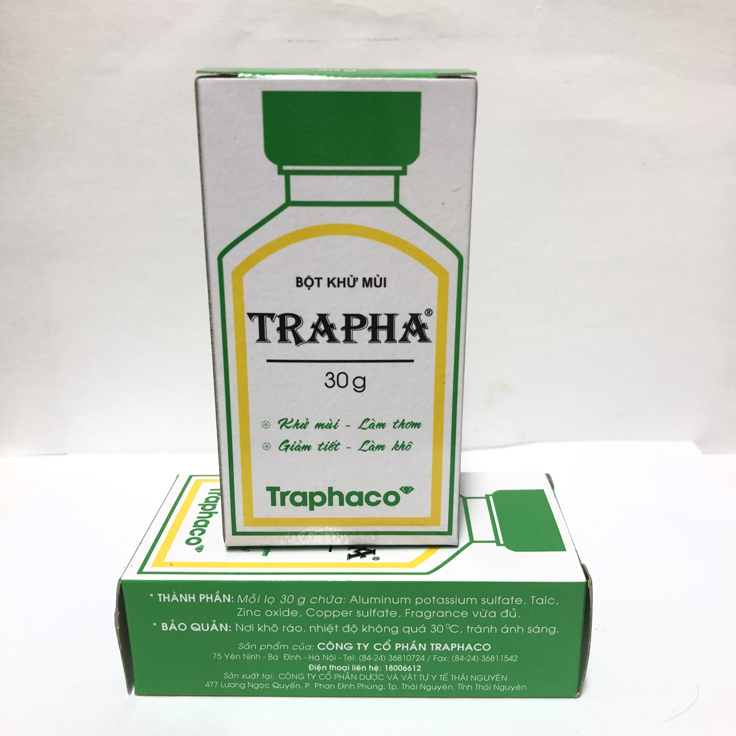 10 lọ bột khử mùi Trapha