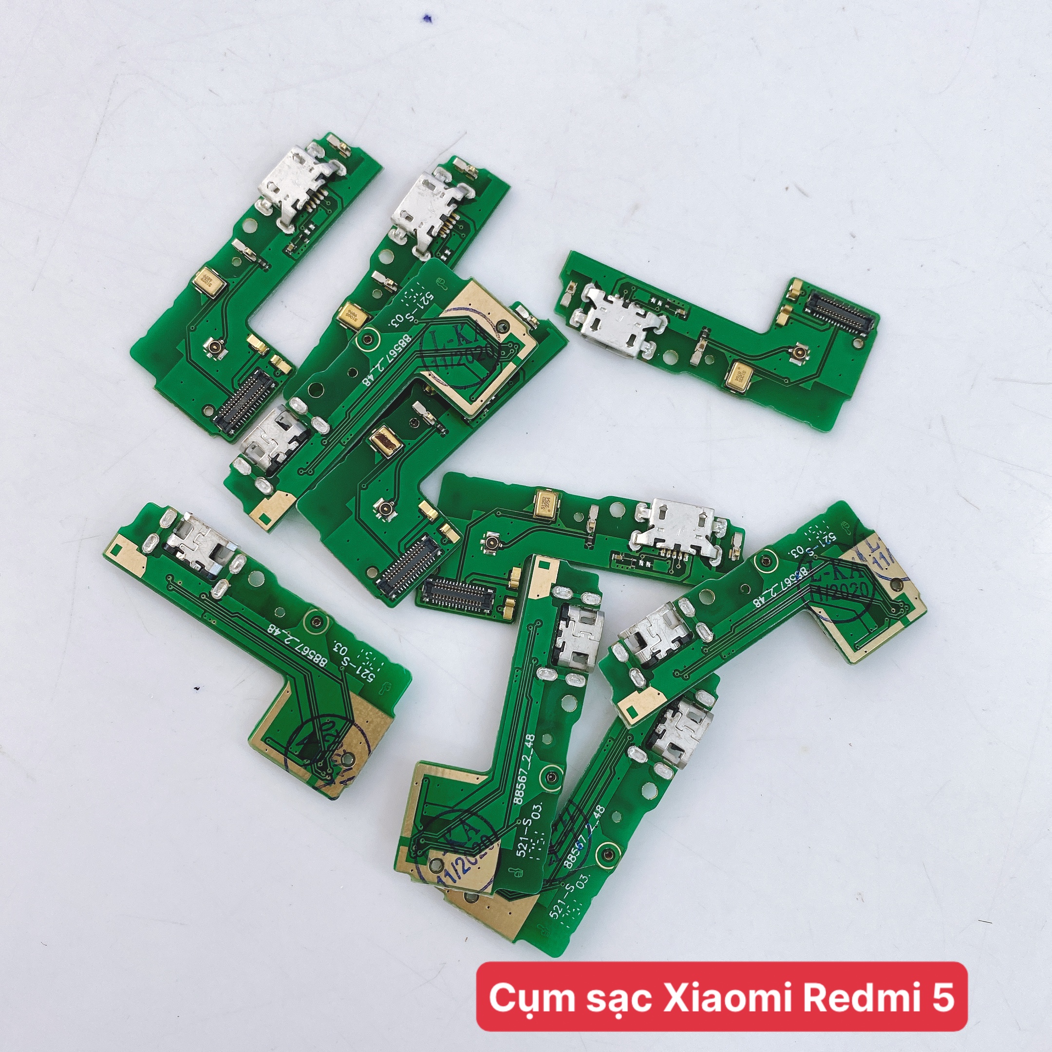 Cụm sạc | bo sạc  Xiaomi Redmi 5 (có mic) mạch sạc linh kiện loại tốt, bảo hành đổi trả