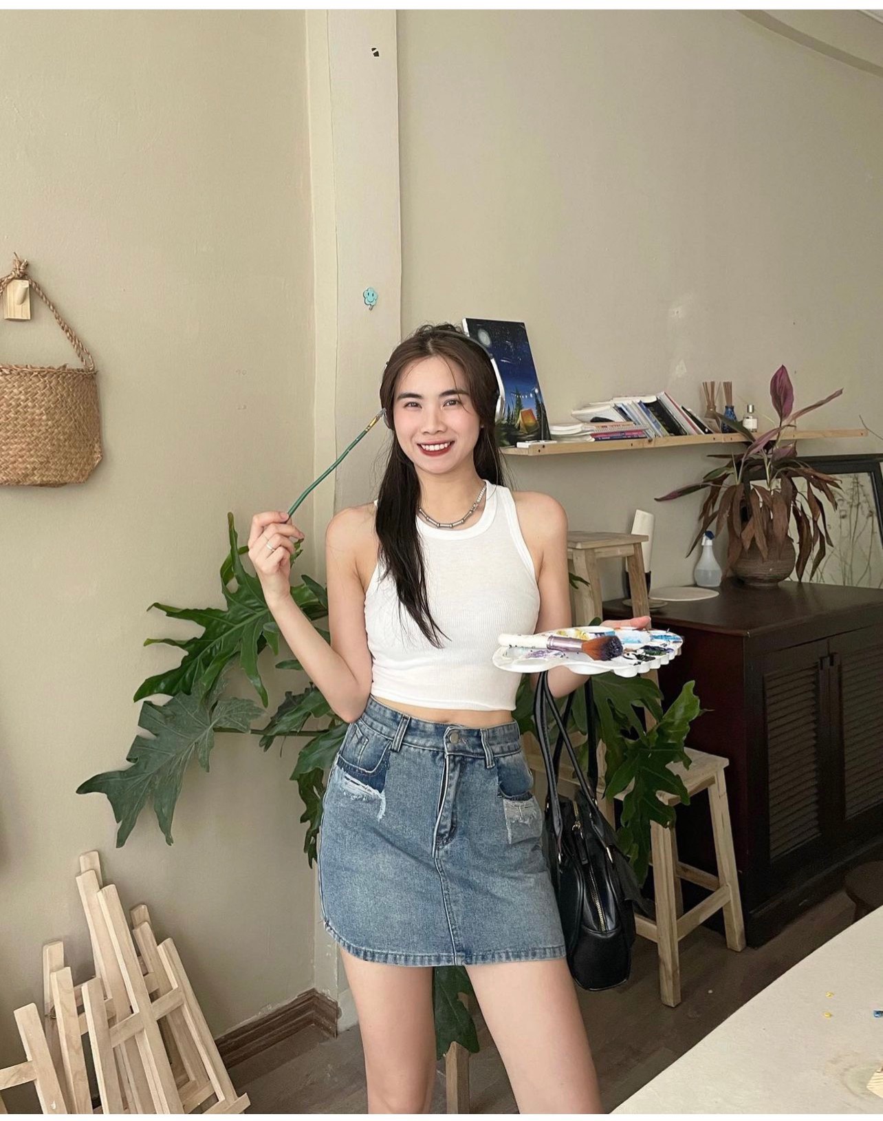 (Có BIG SIZE và ảnh thật) Áo ba lỗ nữ Chil Studio áo ba lỗ croptop trơn basic 2 màu -AB318