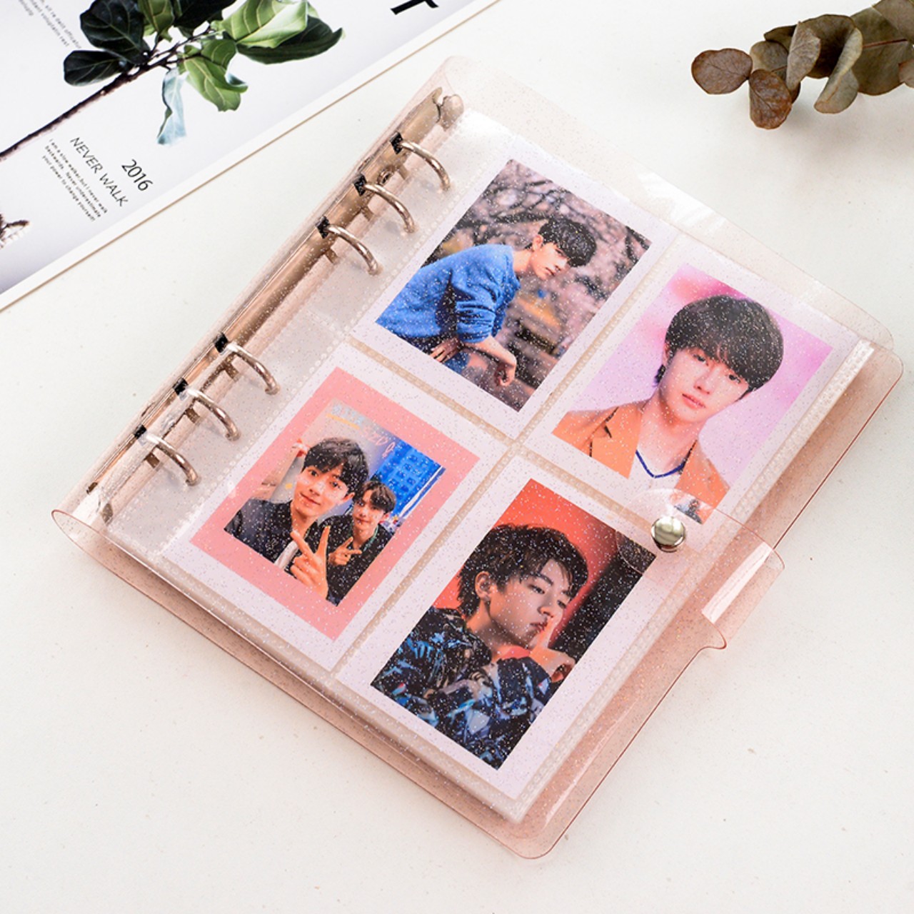 Binder bling đựng card (binder + 25 sheet đựng 200 card)