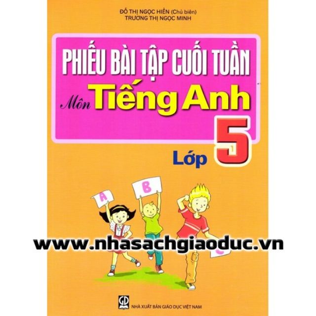 Phiếu Bài Tập Cuối Tuần Môn Tiếng Anh Lớp 5