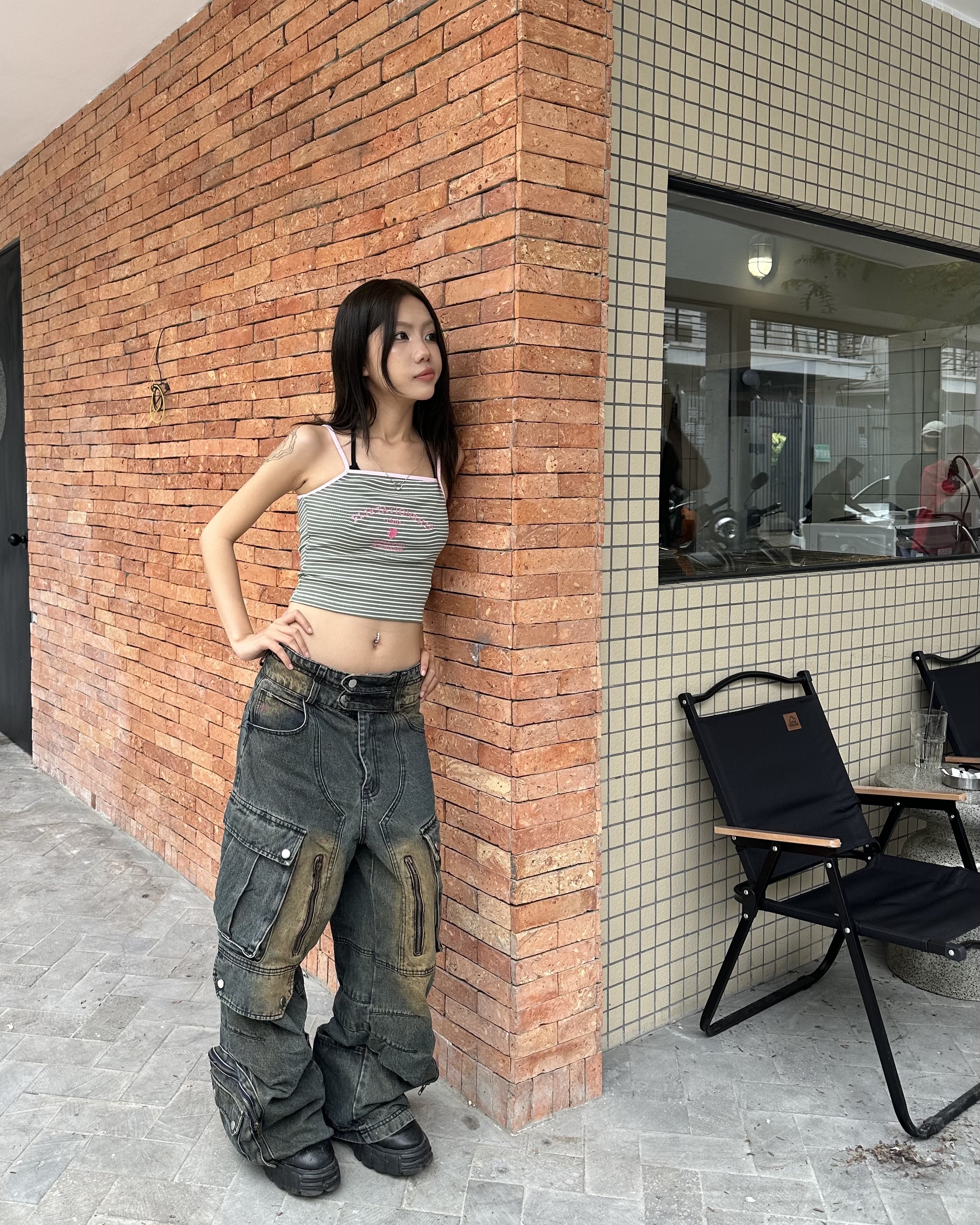 [VOUCHER 12%/149K] Áo croptop thun 2 dây MONÁ - FLIRTY