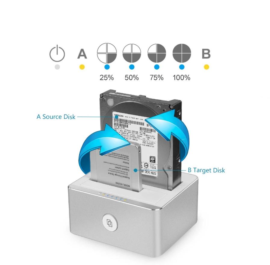 Đế cắm ổ cứng HDD, SSD  Dock  Unitek Y-3026SL