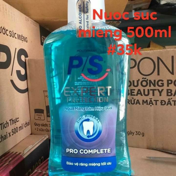 Nước súc miệng P/S Expert Protection Pro Complete 500ml
