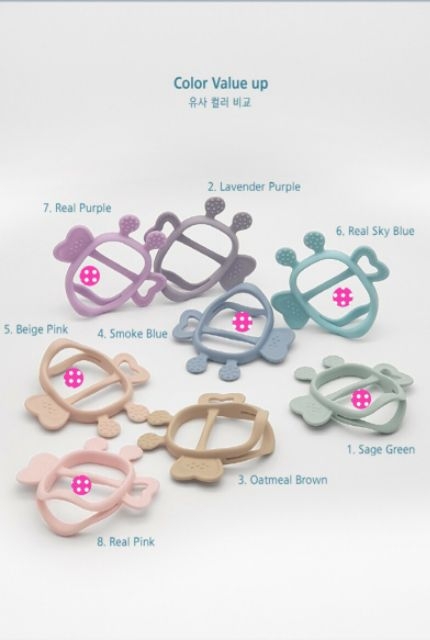 Gặm nướu silicone MAMASTEM JEMJEM MONSTER HÀN QUỐC
