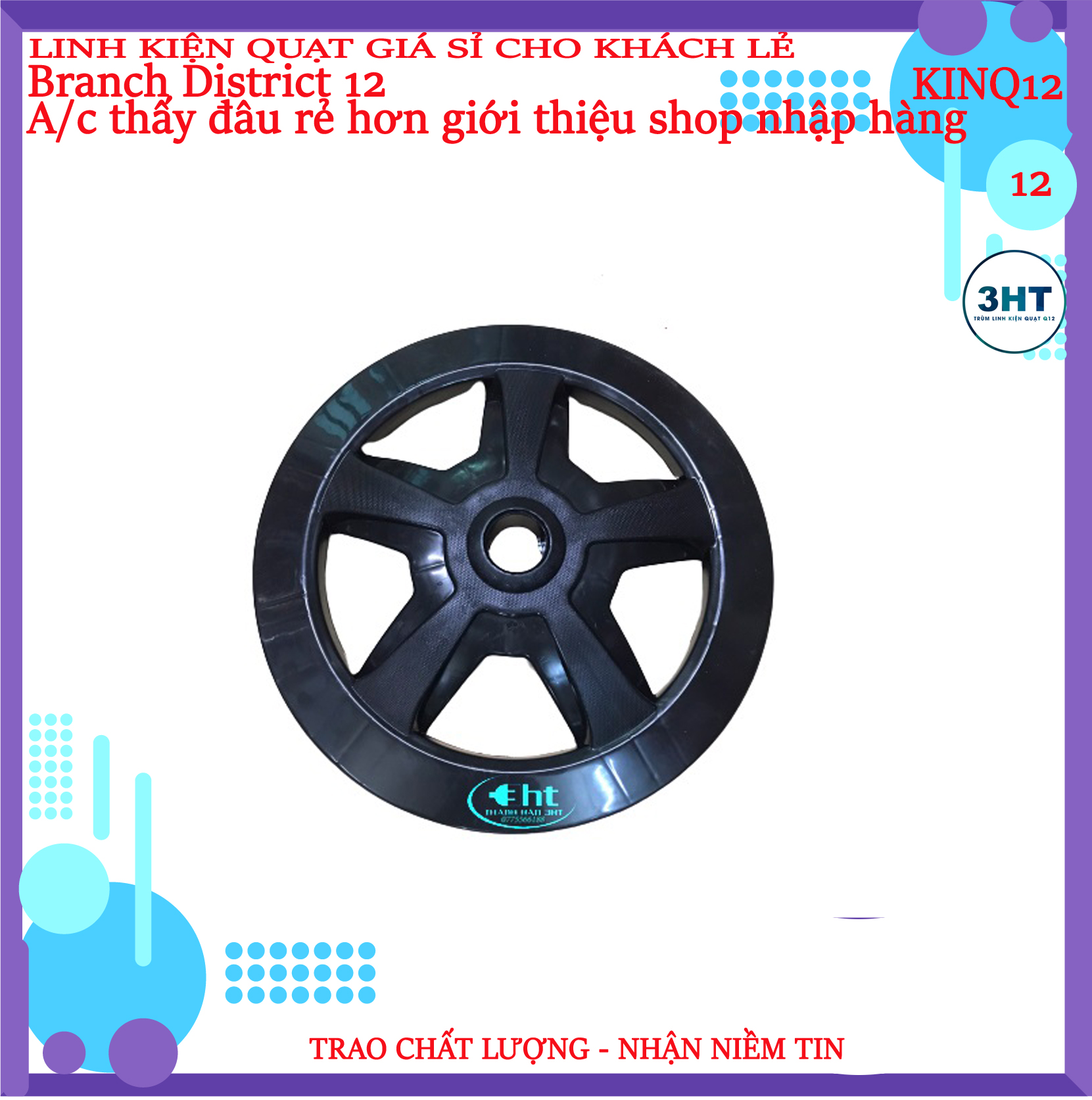 Mâm đế trụ quạt, chân quạt B3,B4, B5