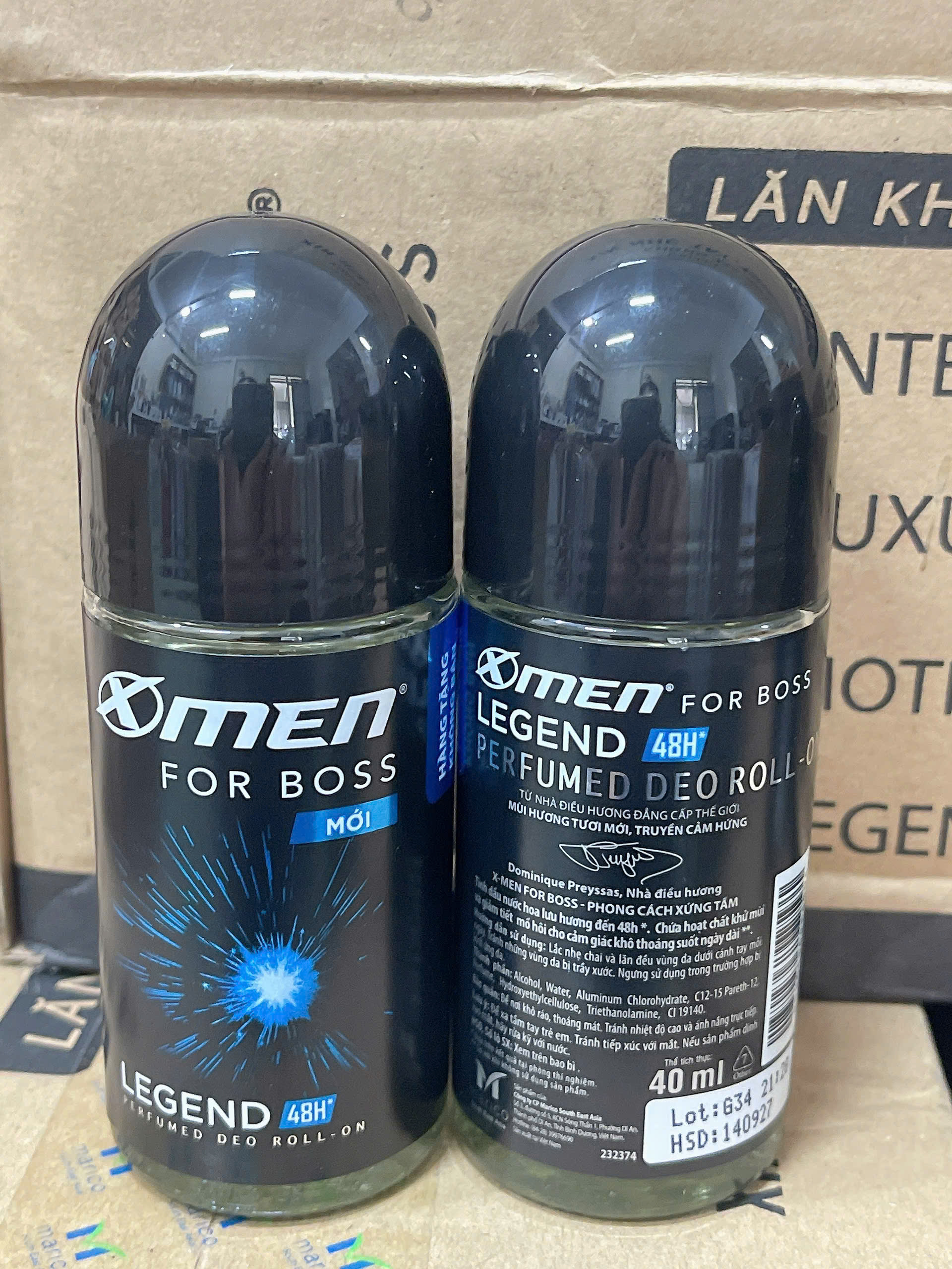 XMEN Lăn khử mùi X-Men for Boss 40ml (Hàng Khuyến Mãi)