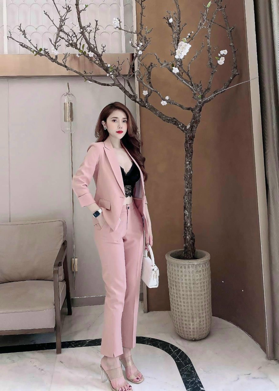 [HCM]Set vest 3 món quần dài áo vest quần dài áo ren #setvest3monquandai