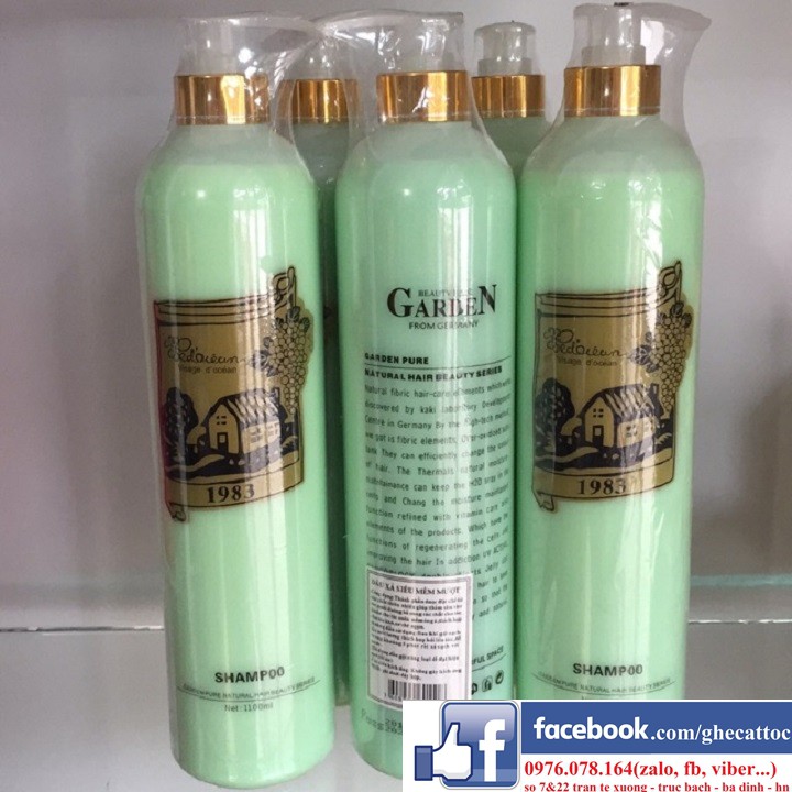 DẦU GỘI XẢ GARDEN 1100ML - Gội + Xả