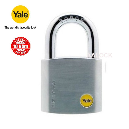 Ổ khóa bấm yale y120/50/127/1/5 size 50mm- ổ khóa cửa chống trộm cao cấp- npp aalock