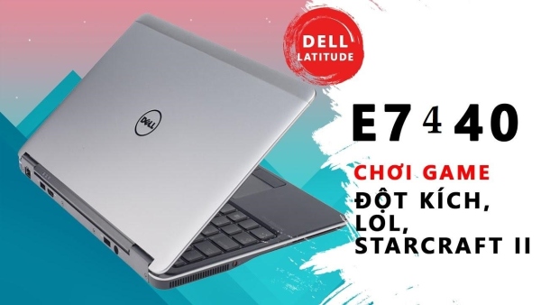 Laptop Dell mỏng nhẹ vỏ nhôm Giá rẻ E7440 i5Ram4GSSD128G Hàng Nhập khảu bảo hành 12 tháng full box