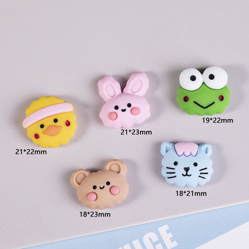 Charm (C328) slime/ Dụng Cụ Charm Trang Trí [Ko Keo & Nút] Hình Thú Dễ Thương