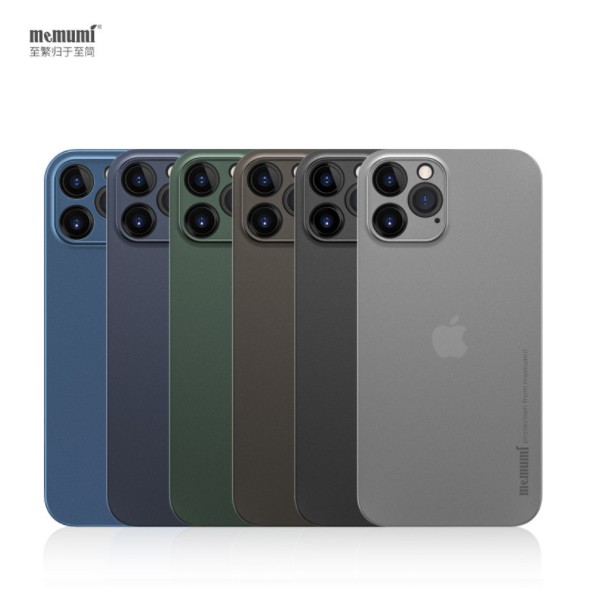 Ốp lưng Memumi lụa cho iPhone 12 Mini/ 12/ 12 Pro/ 12 Pro Max siêu mỏng 0.3mm