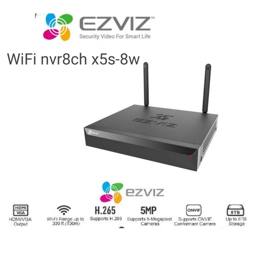 Đầu Ghi Hình Wifi Ezviz CS-X5C-4 (4 Kênh) – (Hỗ trợ cài đặt,BH 24 Tháng)