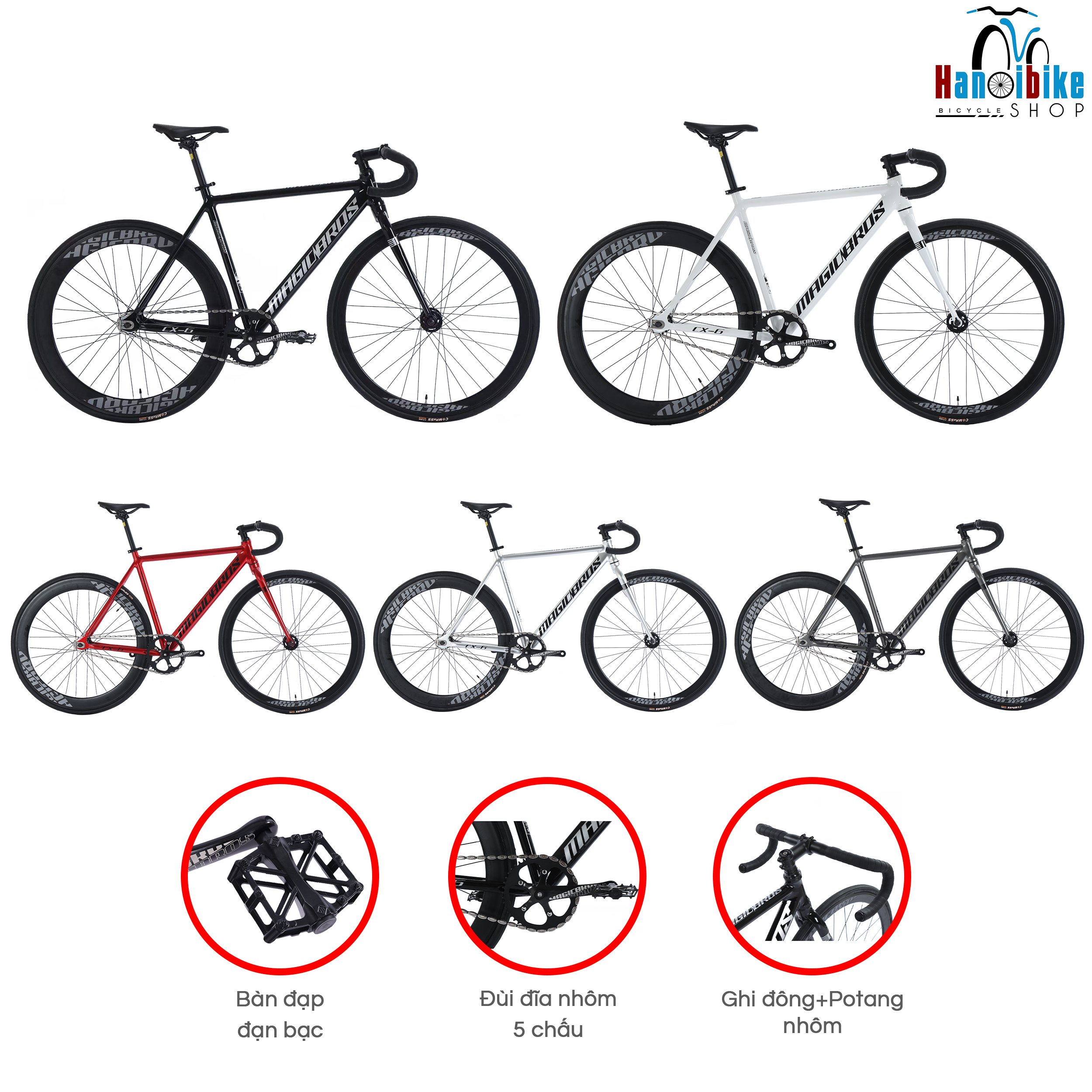 Xe đạp Fixed Gear Magicbros CX6