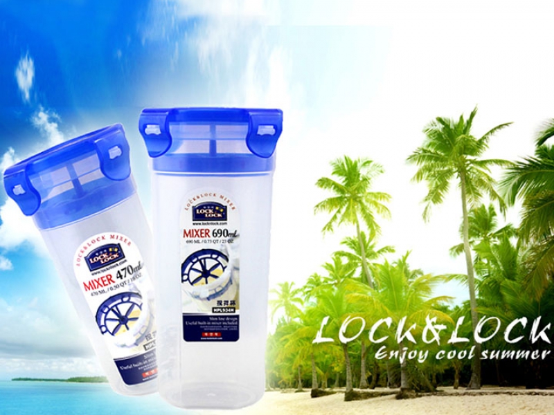 Bình Nước Lock&Lock Mixer One Touch HPL934H (690ml)