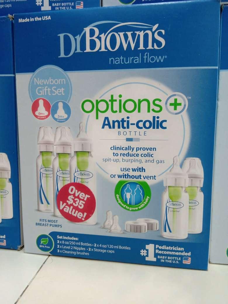 Set 5 bình sữa Dr Brown's option plus cổ hẹp