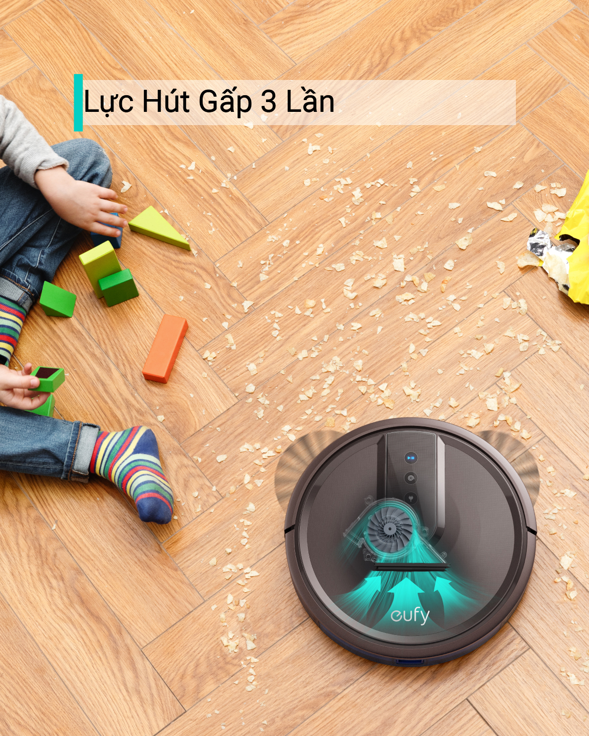 [Trả góp 0%]Máy Hút Bụi Eufy RoboVac 15T (by Anker) - T2115