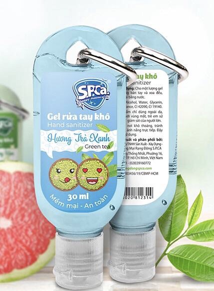 💥 GEL RỬA TAY KHÔ 30ML MÓC TREO - S.P.CA 💥