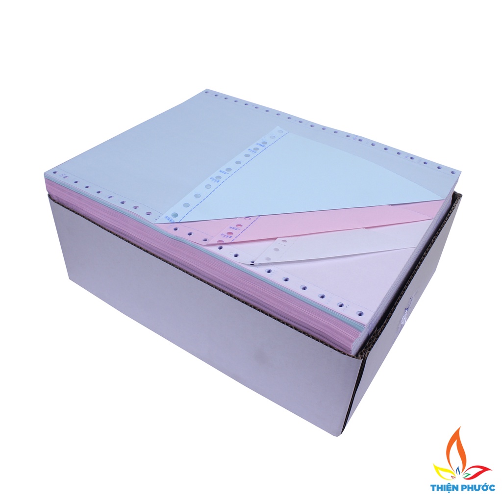 Giấy in liên tục 1liên 2 liên 3 liên chia 2 THIỆN PHƯỚC