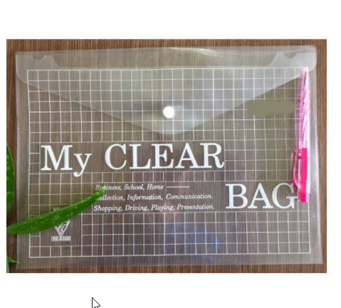Combo 5 bìa nút My Clear khổ A4 & F4