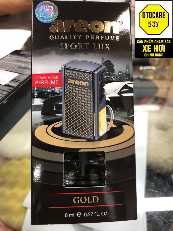 NƯỚC HOA kẹp cửa gió điều hòa Areon GOLD Sport Lux