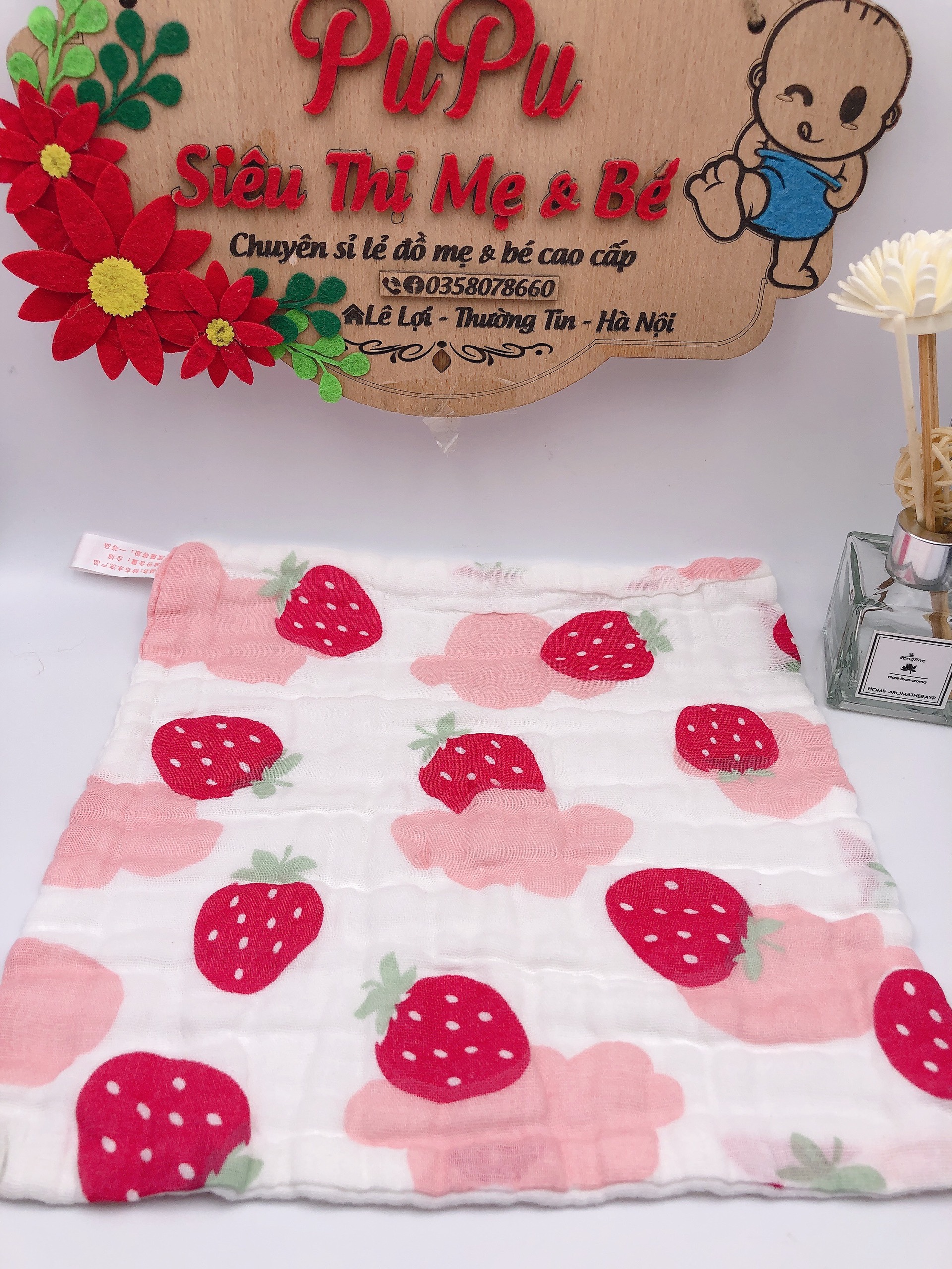 Khăn xô sợi tre 6 lớp cho bé
