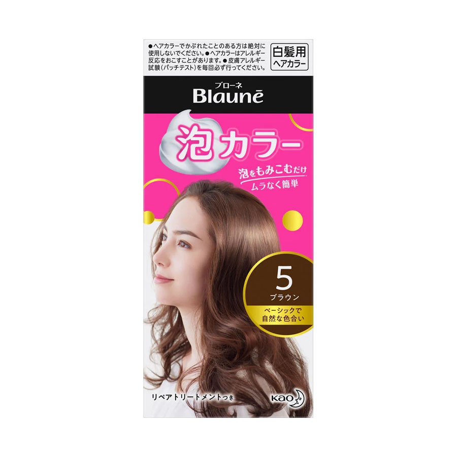Thuốc Nhuộm Tóc Phủ Bạc Tạo Bọt Kao Blaune Nhật Bản