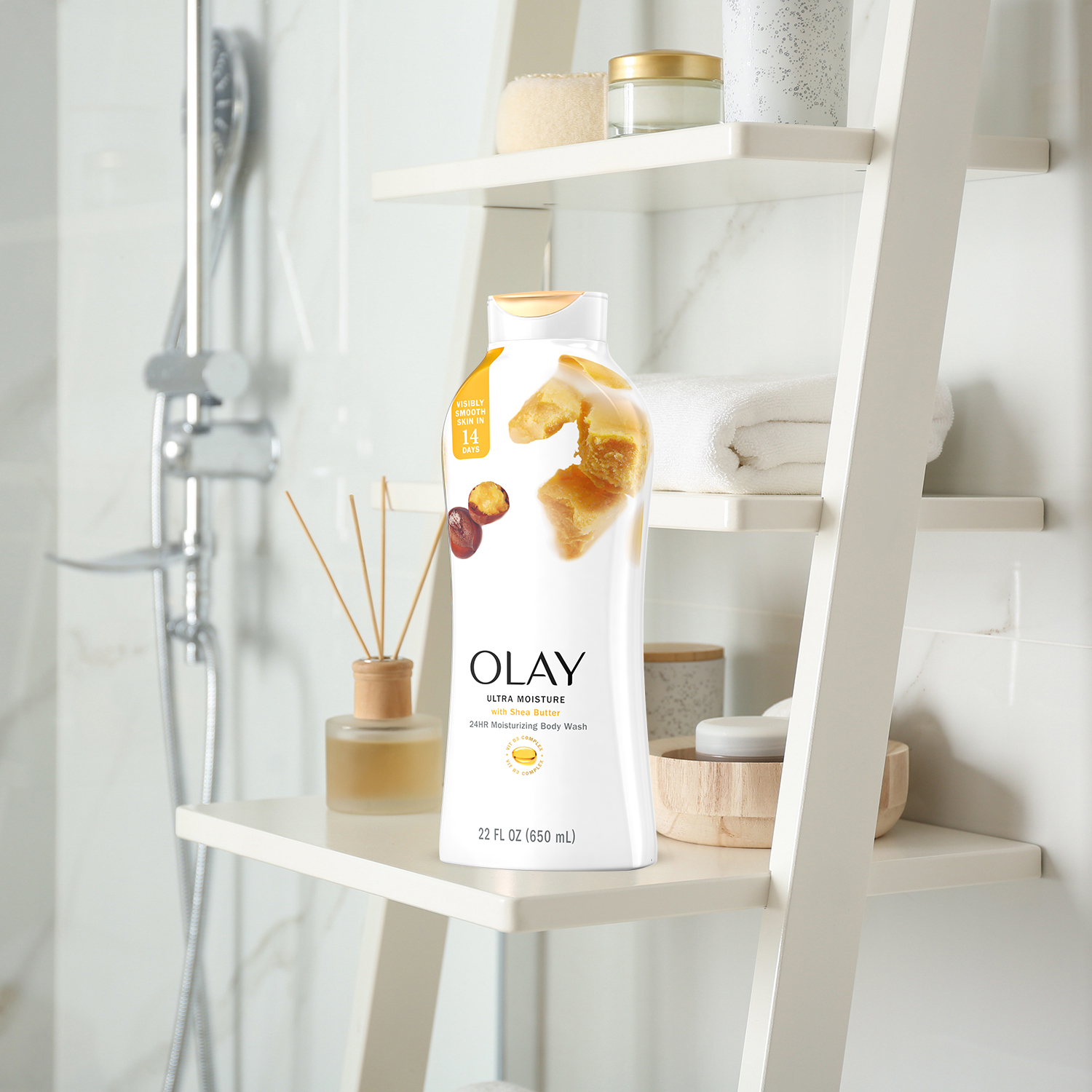 Sữa Tắm Dưỡng Da Olay Dưỡng Ẩm Bơ Hạt Mỡ 650ml