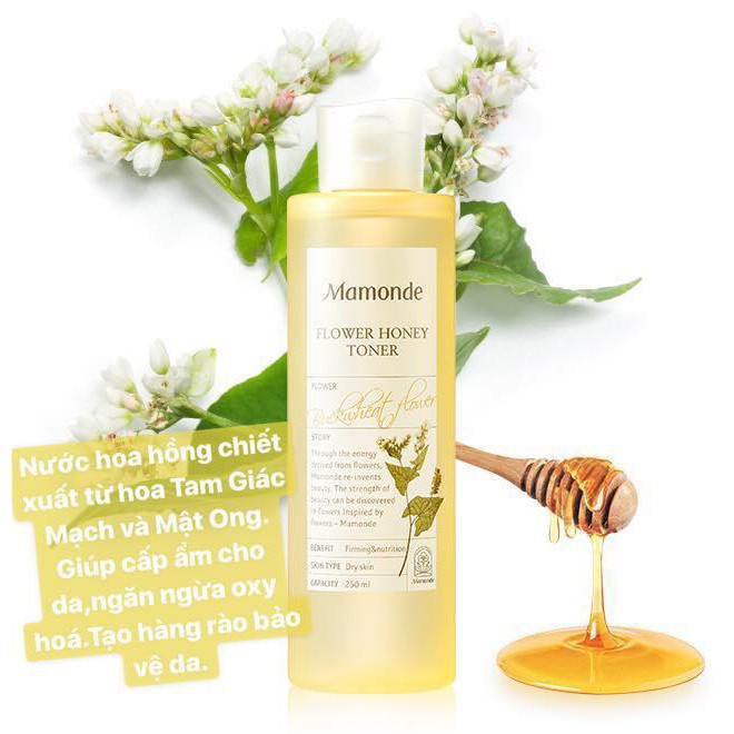 Nước Hoa Hồng Toner Mamonde 250Ml
