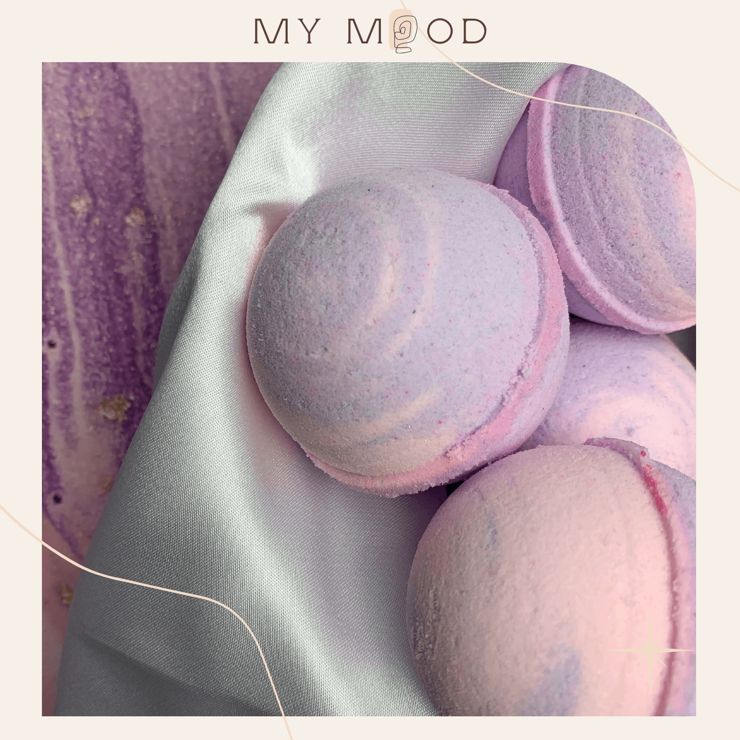 MY MOOD Deep Sleep bath set | Set bom tắm và bánh tạo bọt Deep Sleep