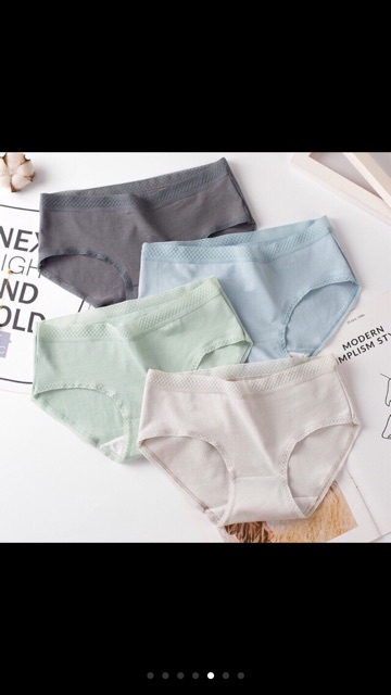 Quần Lót Cotton Cạp Lưới Siêu Đẹp