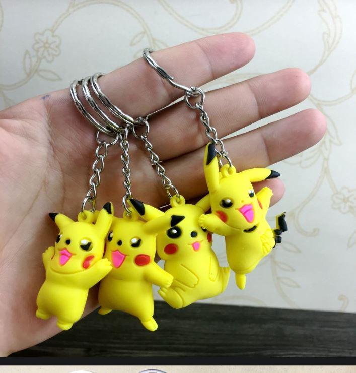 Móc khóa pokemon pikachu pokemon ball dễ thương