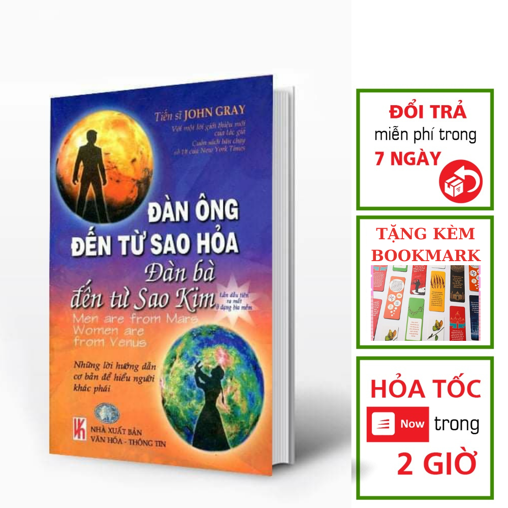 Đàn Ông Sao Hỏa Đàn Bà Sao Kim (Tặng kèm bookmark)