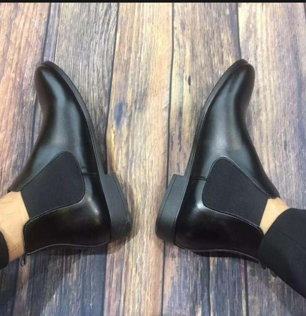 boots Chelsea nam da bò hàng cao cấp