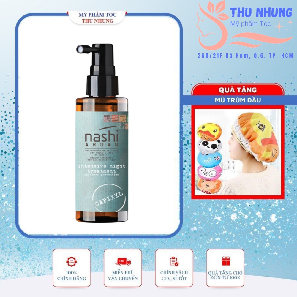 Huyết thanh chống rụng kích thích mọc tóc 30 ngày Night Program Nashi Argan 100ml