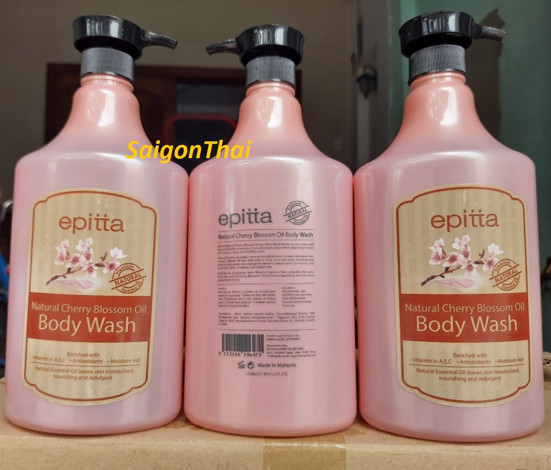 Sữa tắm dưỡng da EPITTA chai 1200ml (Malaysia)