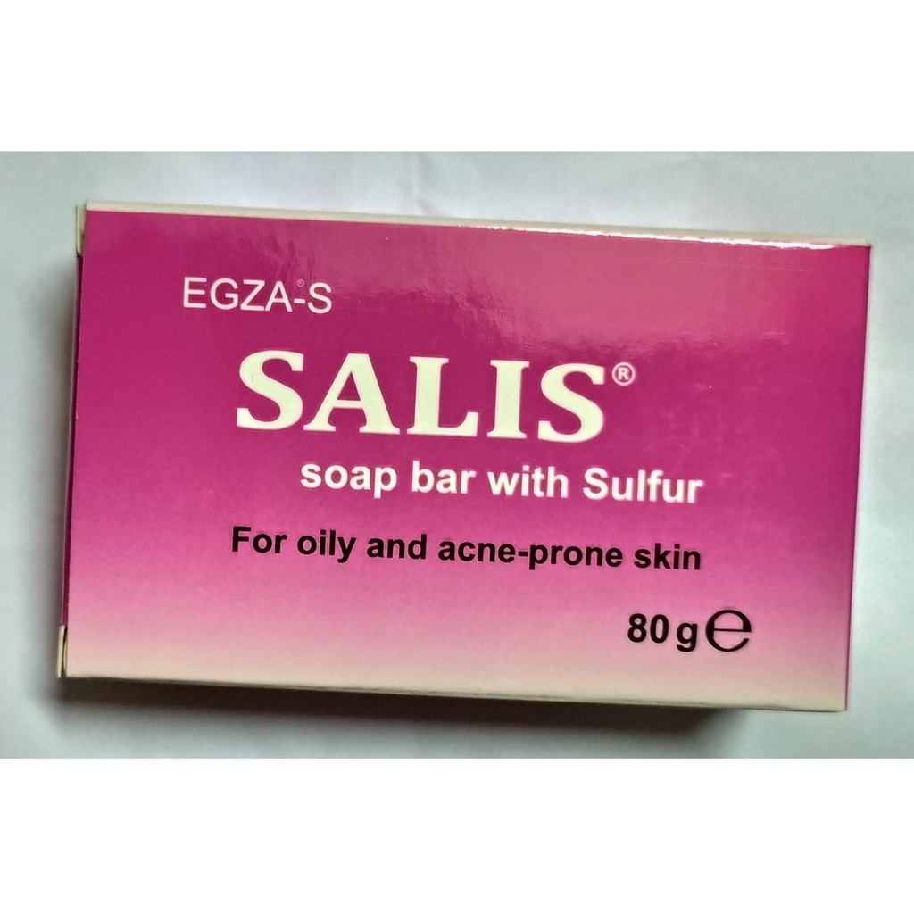 [HCM][ Chính Hãng ] Xà Bông Tắm Mụn SALIS SOAP BAR 80G