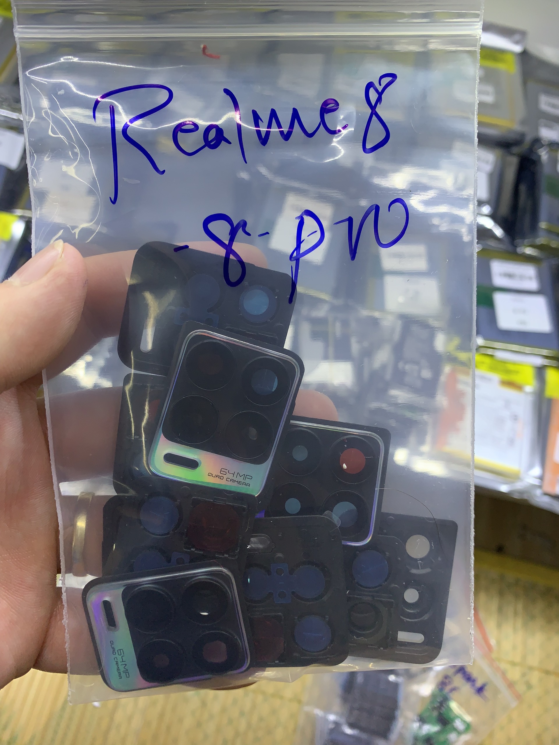 Cụm kính camera realme 8 / Realme 8 pro