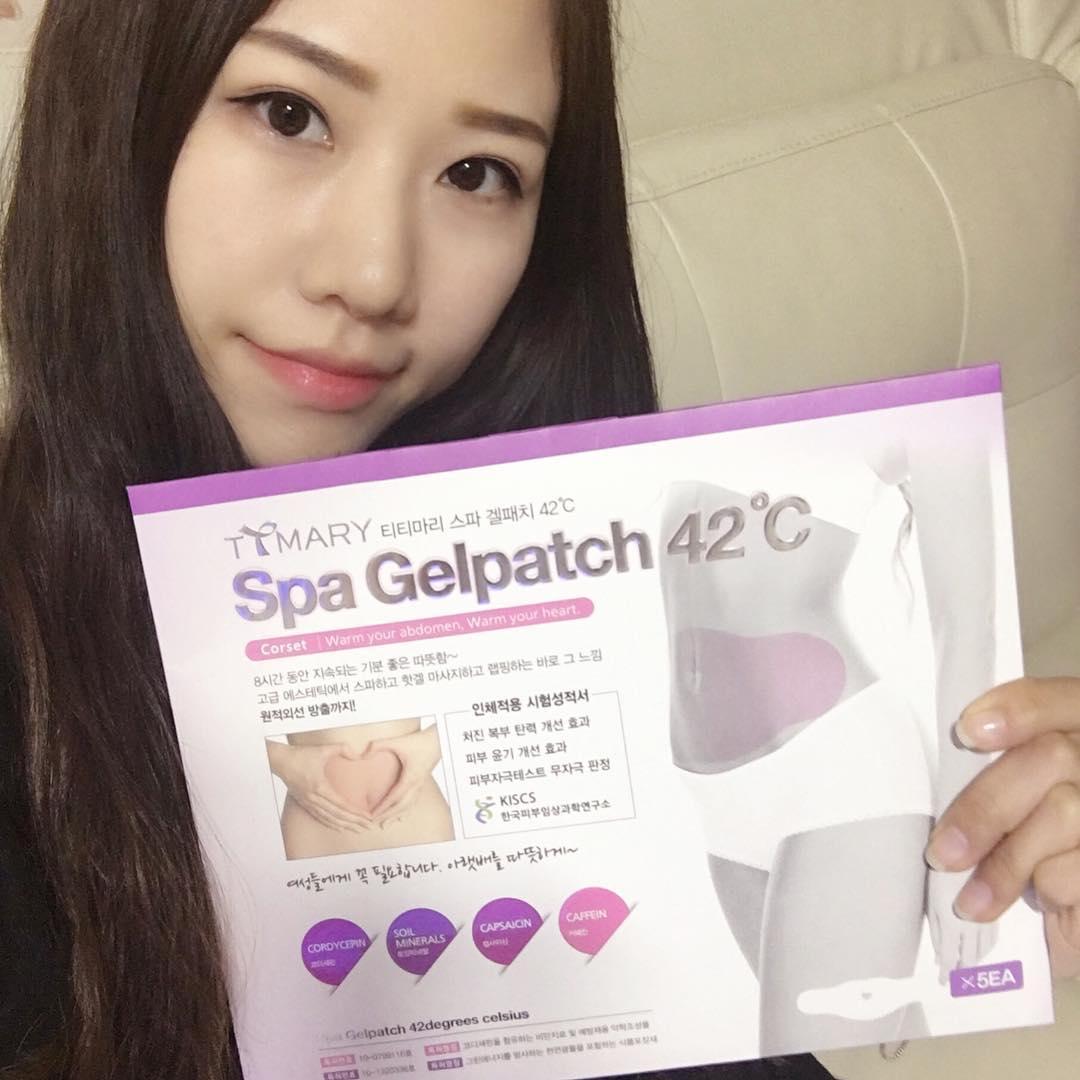 Miếng dán tan mỡ bùng Spa Gel Patch 42°C Hàn Quốc (5 miếng)