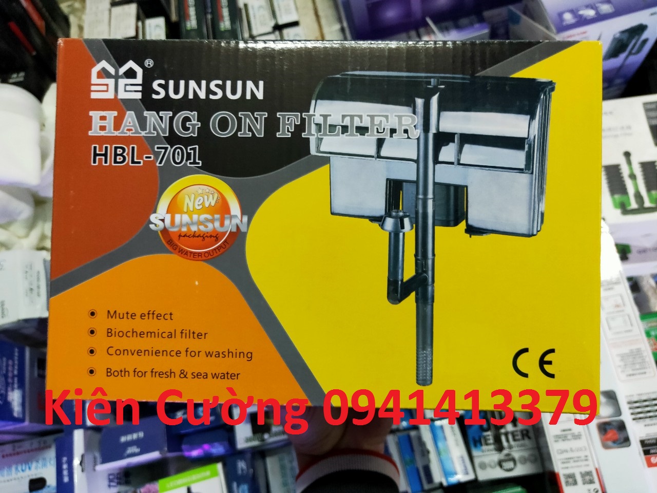 Máy lọc thác SunSun HBL-701 cho bể cá cảnh